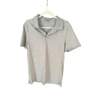 Burberry Brit Gray Polo Shirt L Mens Classic Fit Quiet Luxury Designer Top